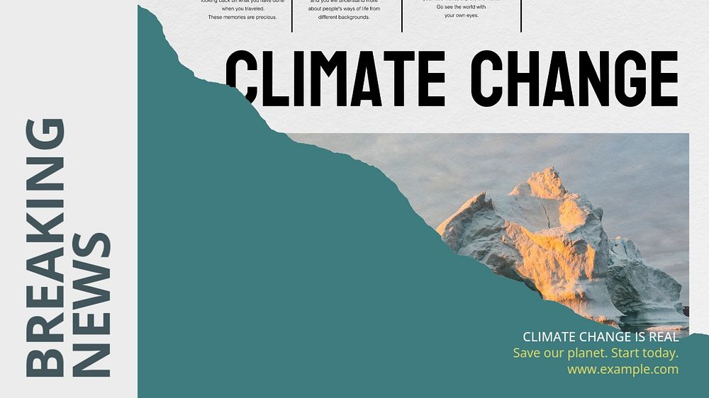 Breaking news blog banner template, | Premium Editable Template - rawpixel