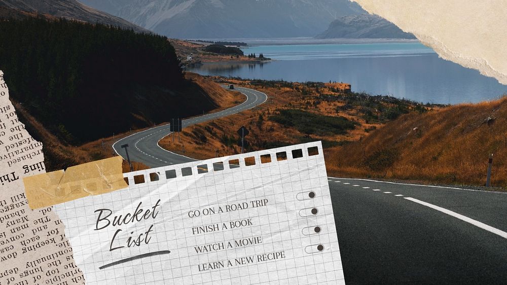 My plan  blog banner template, editable text