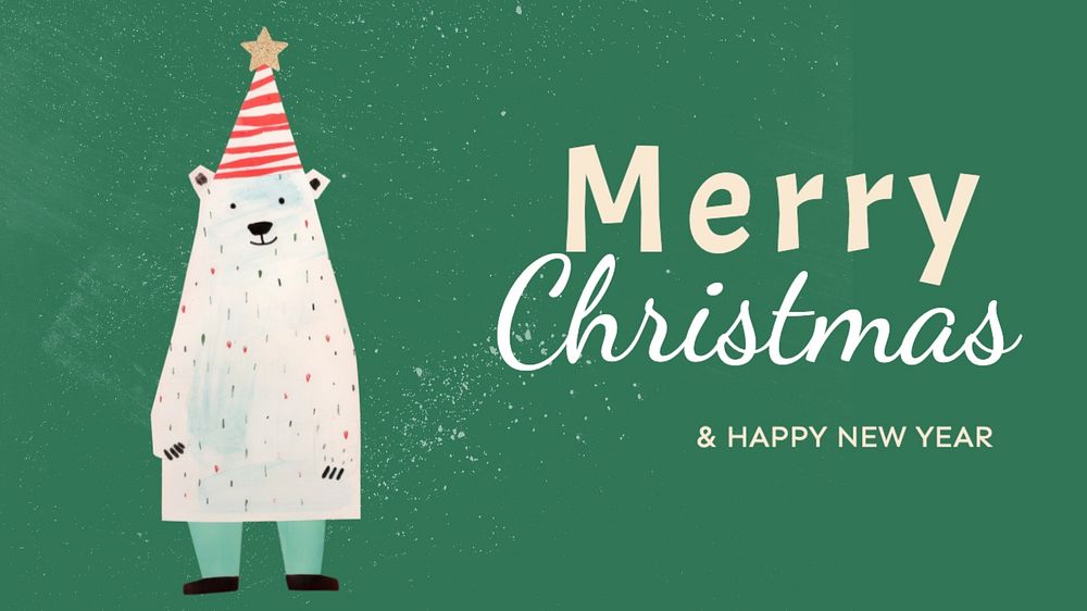 Merry Christmas blog banner template