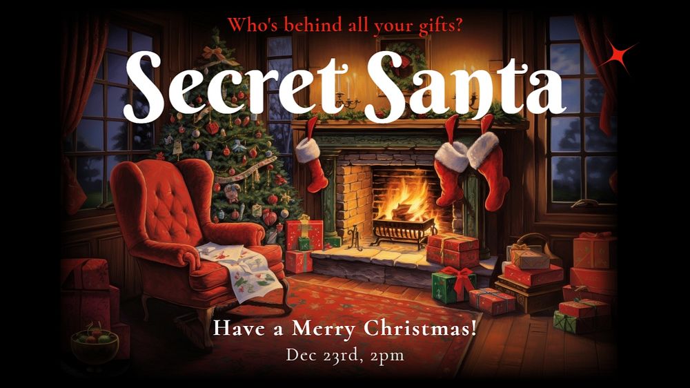 Secret santa blog banner template