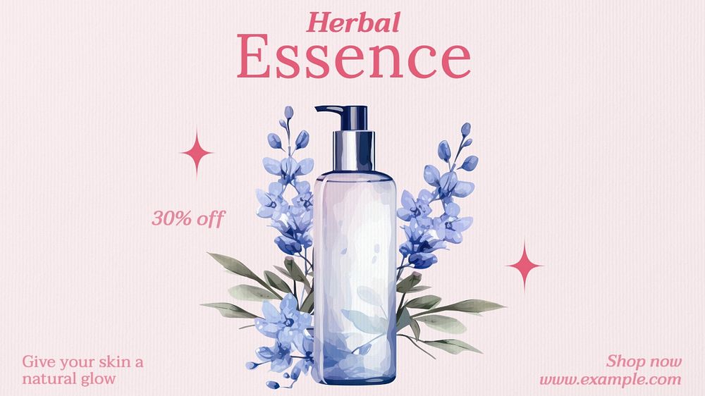 Herbal essence blog banner template