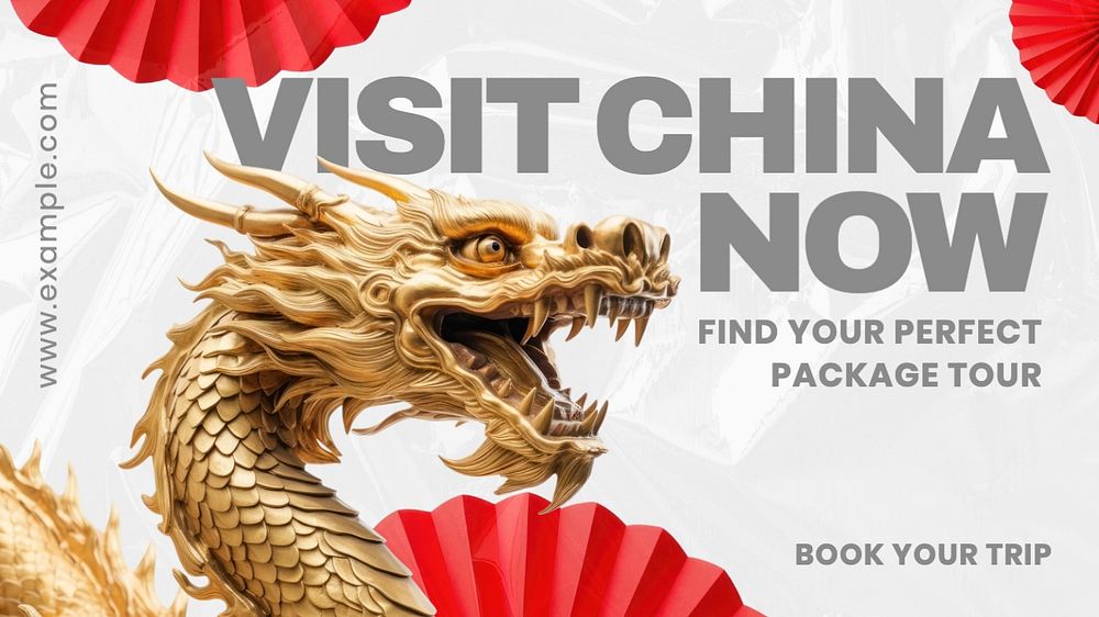 Visit China blog banner template