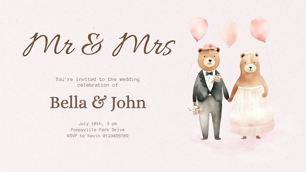 Gay wedding blog banner template