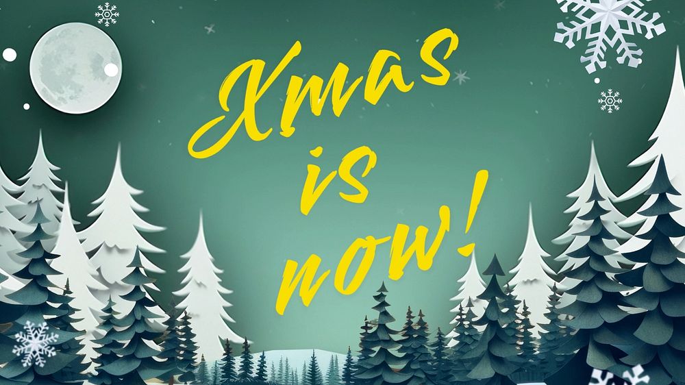 Christmas blog banner template