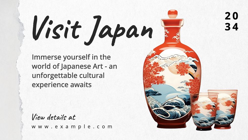 Visit Tokyo blog banner template