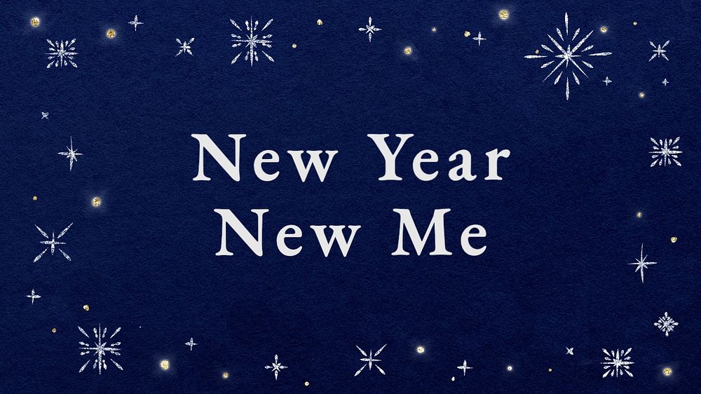 New Year new me blog banner template