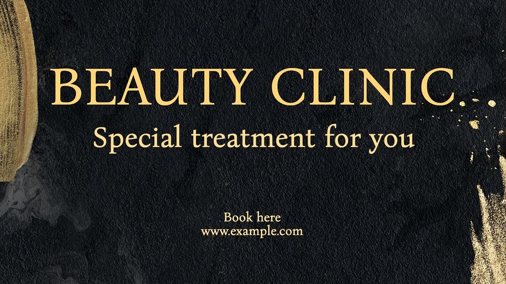 Beauty clinic blog banner template