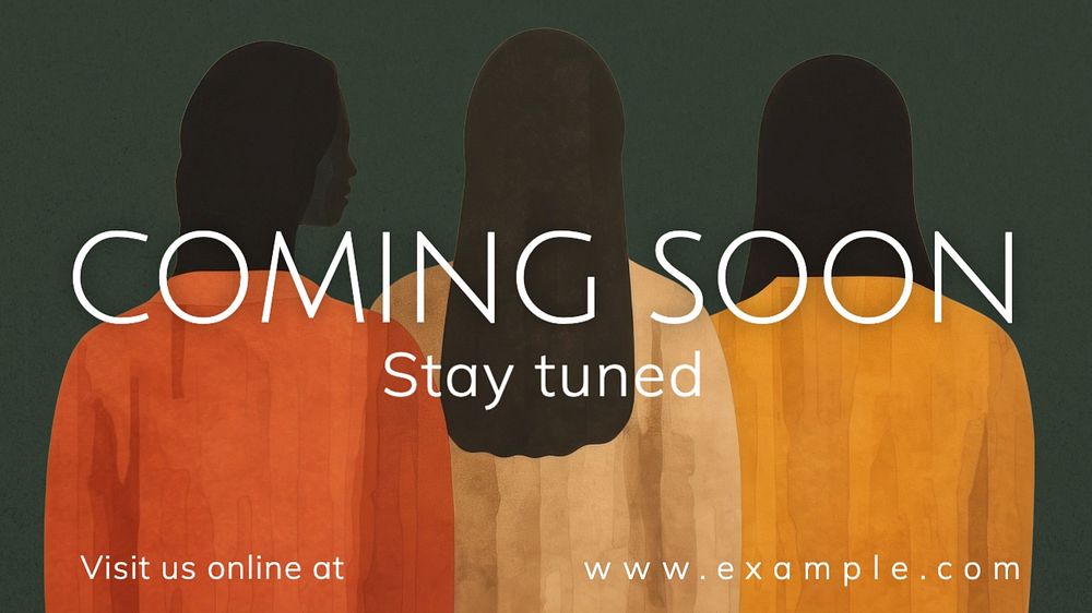 Coming soon blog banner template