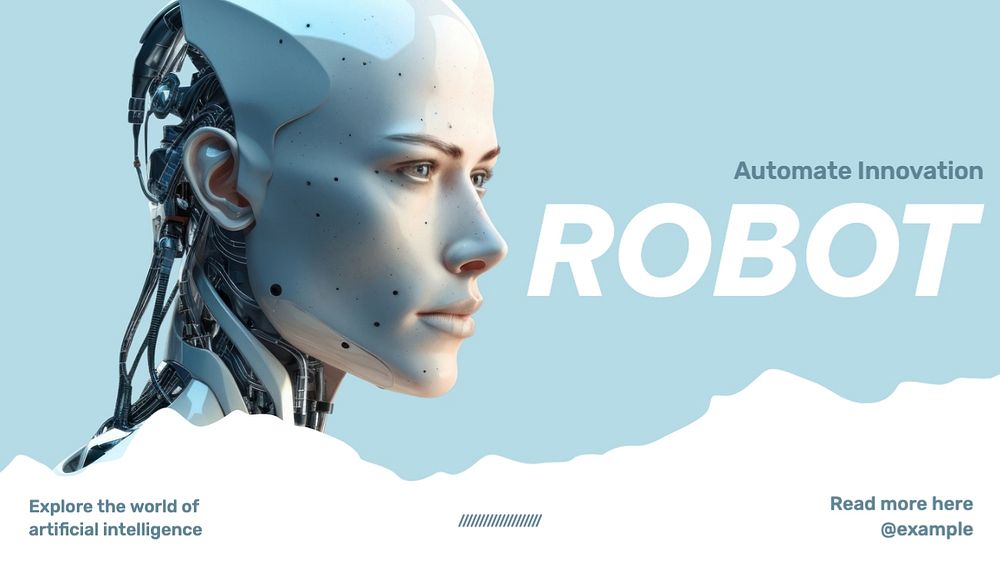 Robot blog banner template