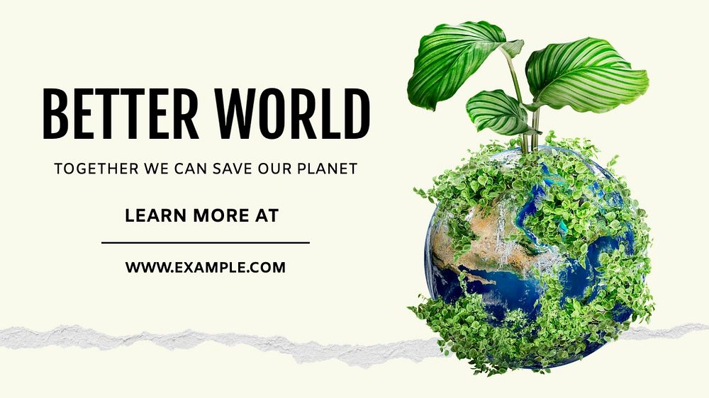 Better planet blog banner template