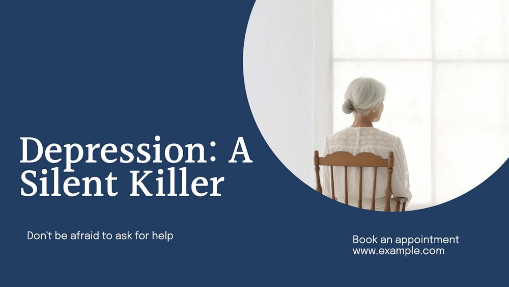 Depression blog banner template