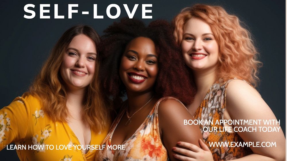 Self-love blog banner template