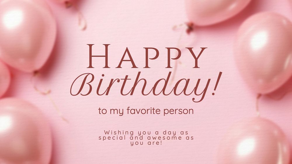 Happy birthday! blog banner template