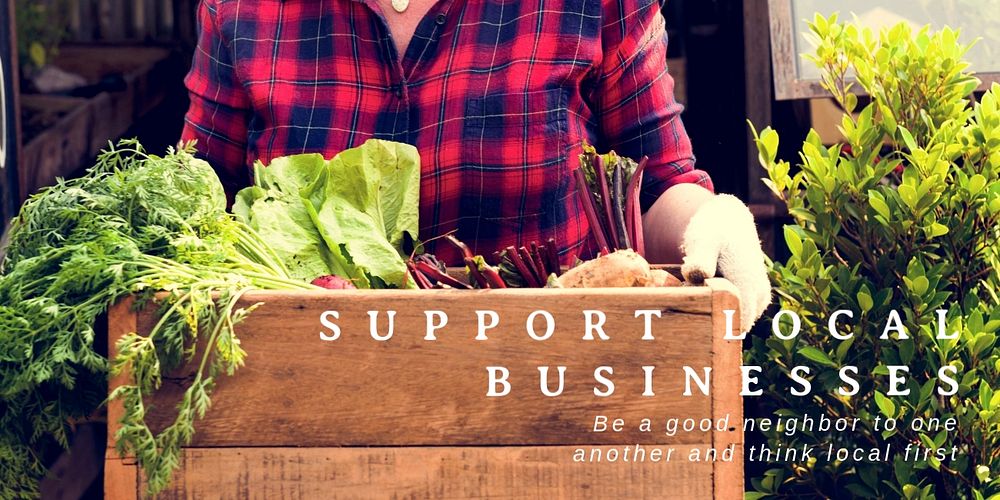 Small business Twitter post template, editable design