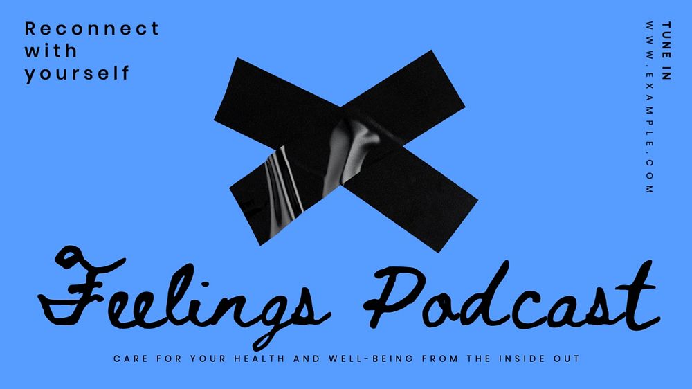 Feelings podcast blog banner template