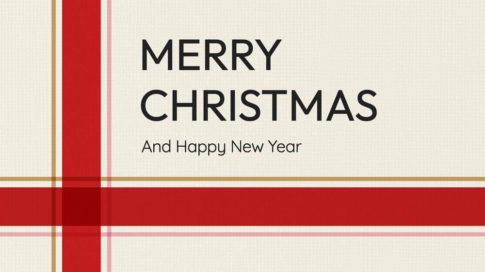 Merry Christmas blog banner template