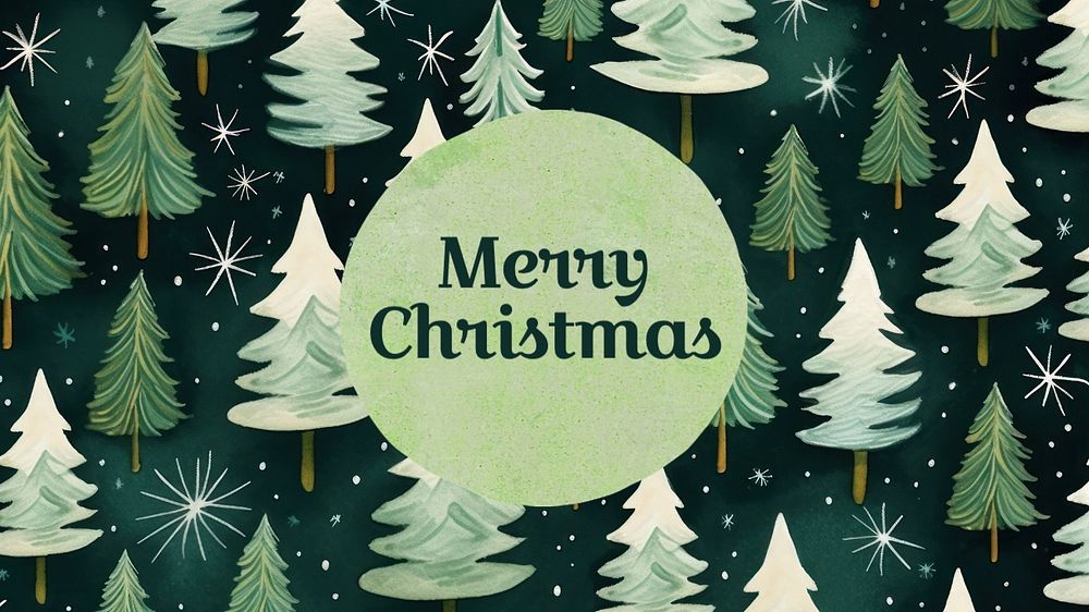 Merry Christmas blog banner template