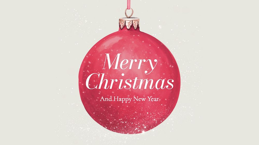 Merry Christmas blog banner template