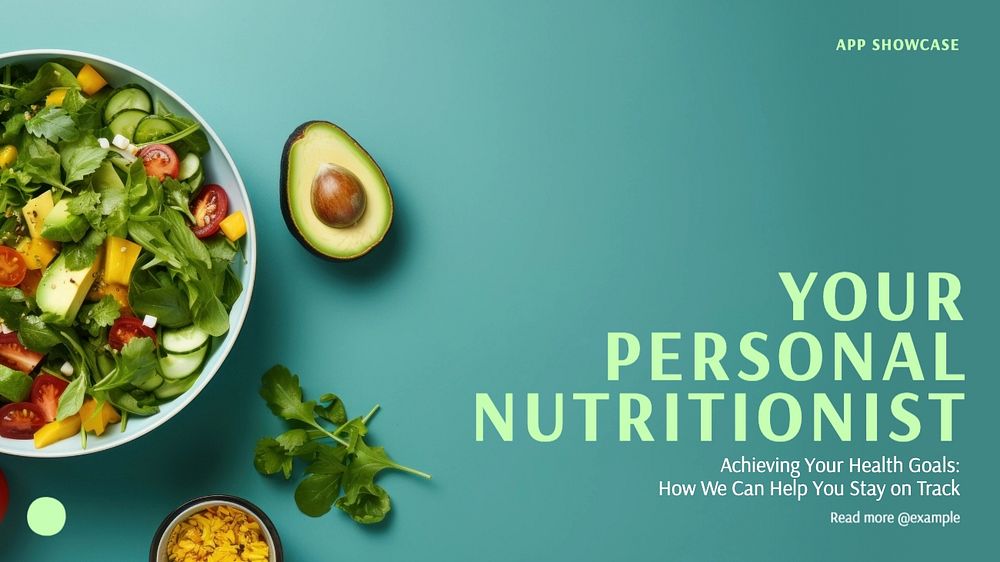 Nutritionist blog banner template