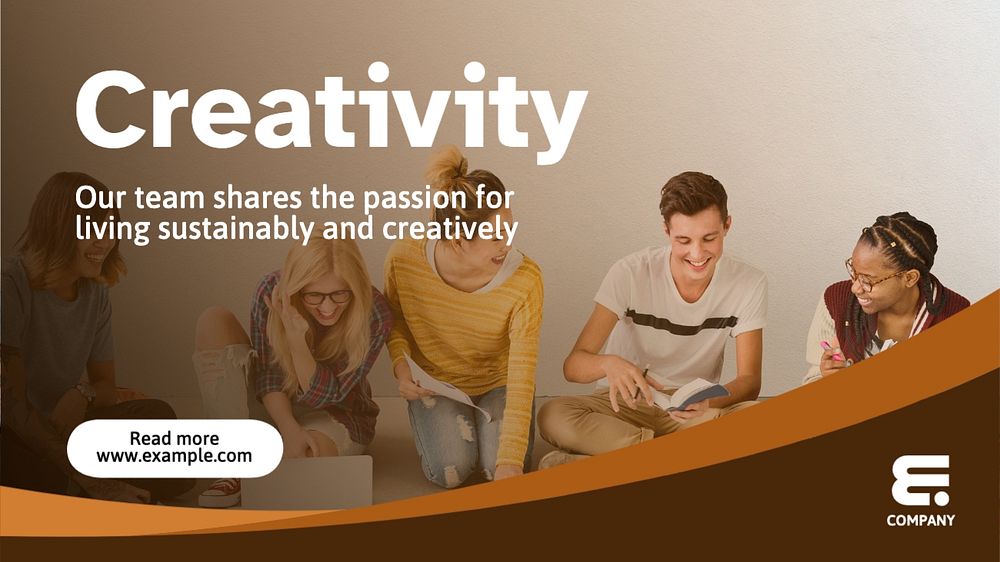 Creativity blog banner template