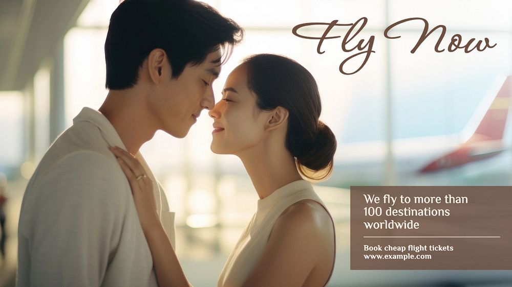 Fly now blog banner template