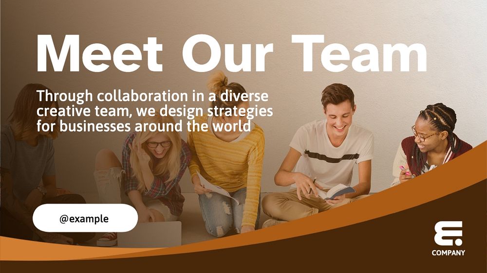 Meet our team blog banner template