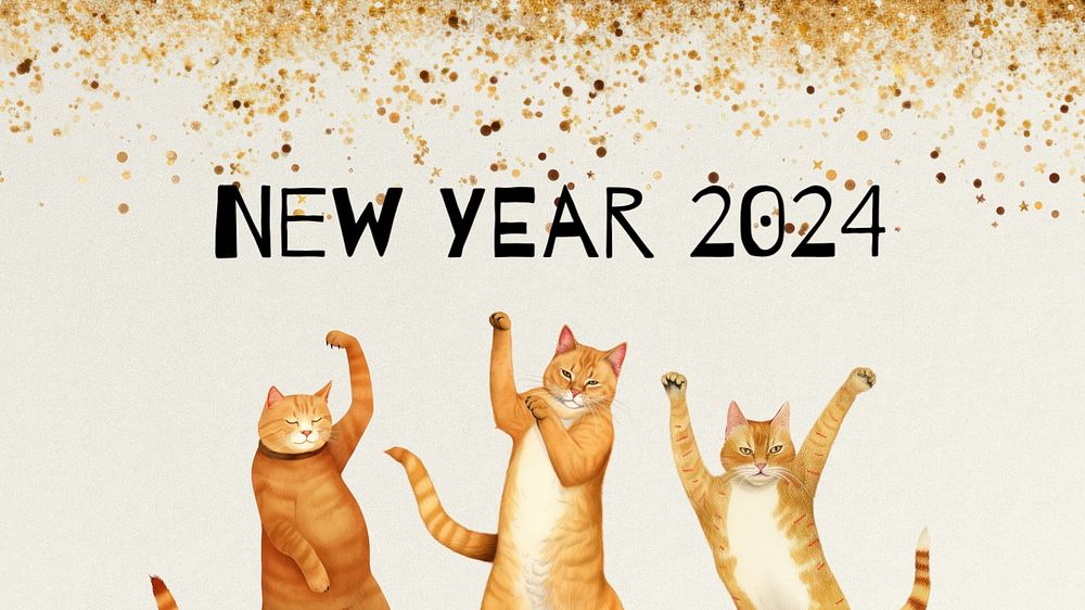 Happy New Year blog banner template