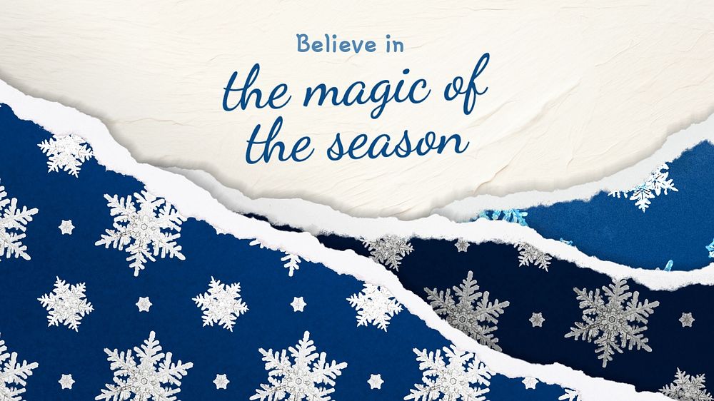 Magic & season quote blog banner template