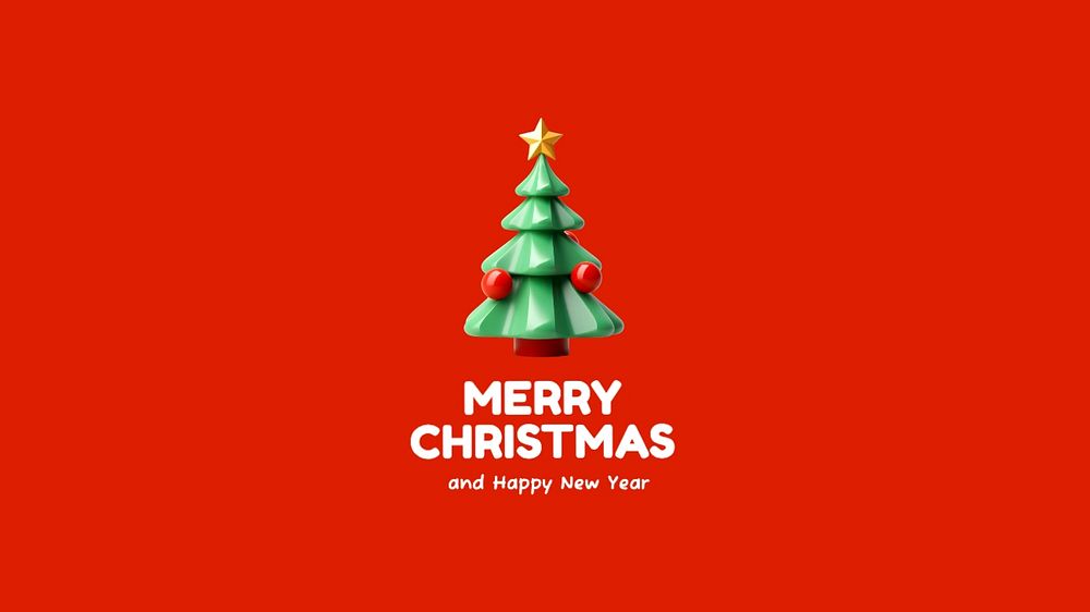 Merry Christmas blog banner template