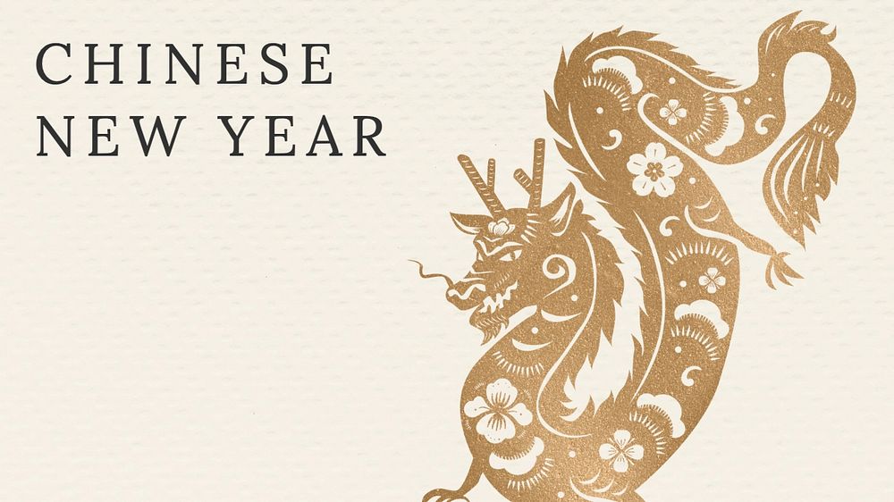 Chinese new year  blog banner template