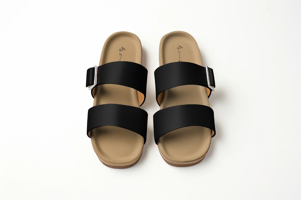 Women's sandals editable mockup