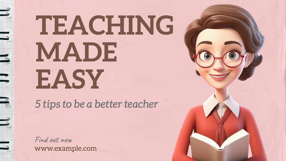 Teaching blog banner template