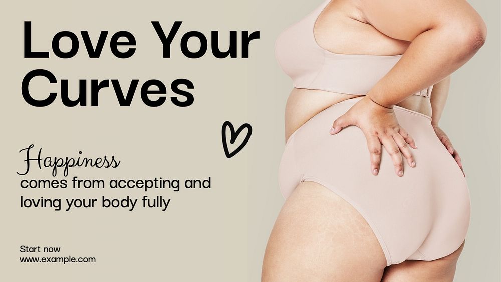 Love your curves blog banner template