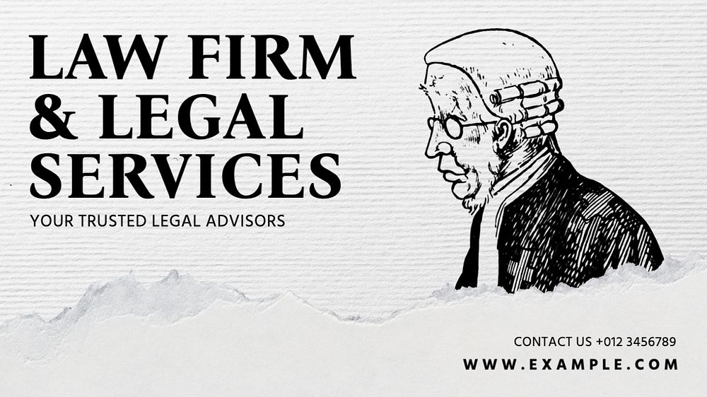 Law firm blog banner template