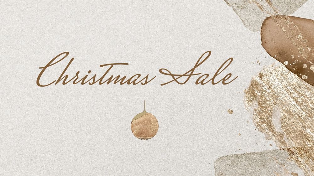 Christmas sale blog banner template