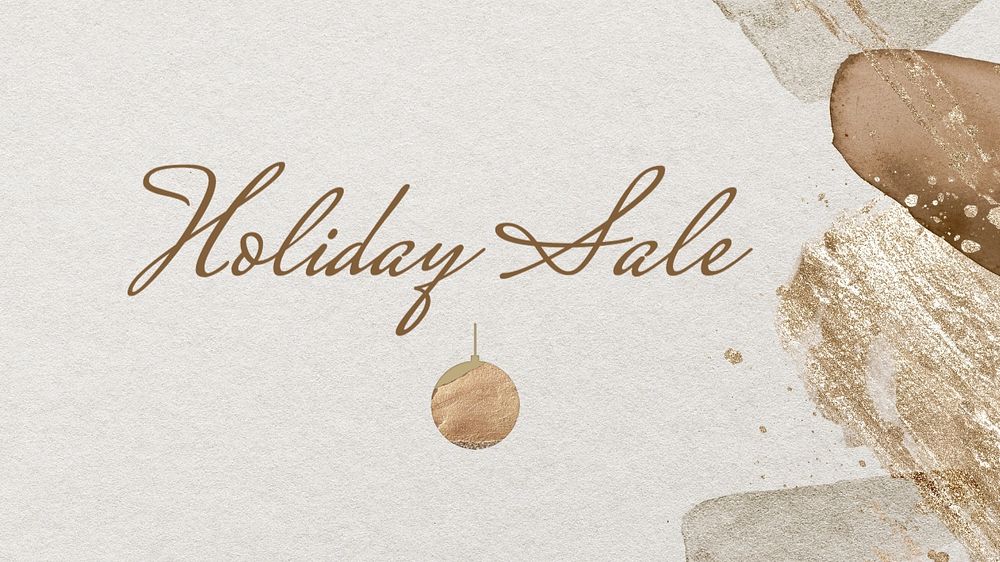 Holiday sale blog banner template