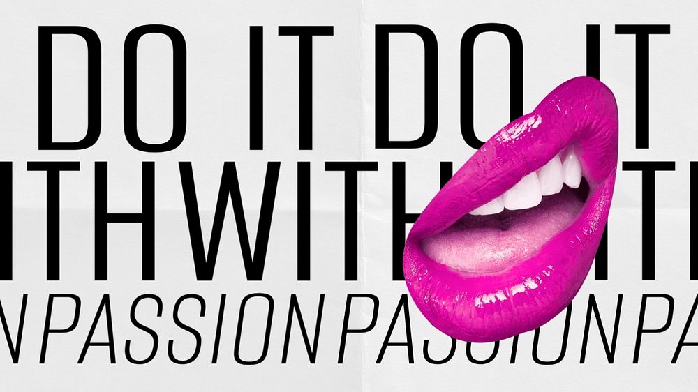 Do it with passion blog banner template