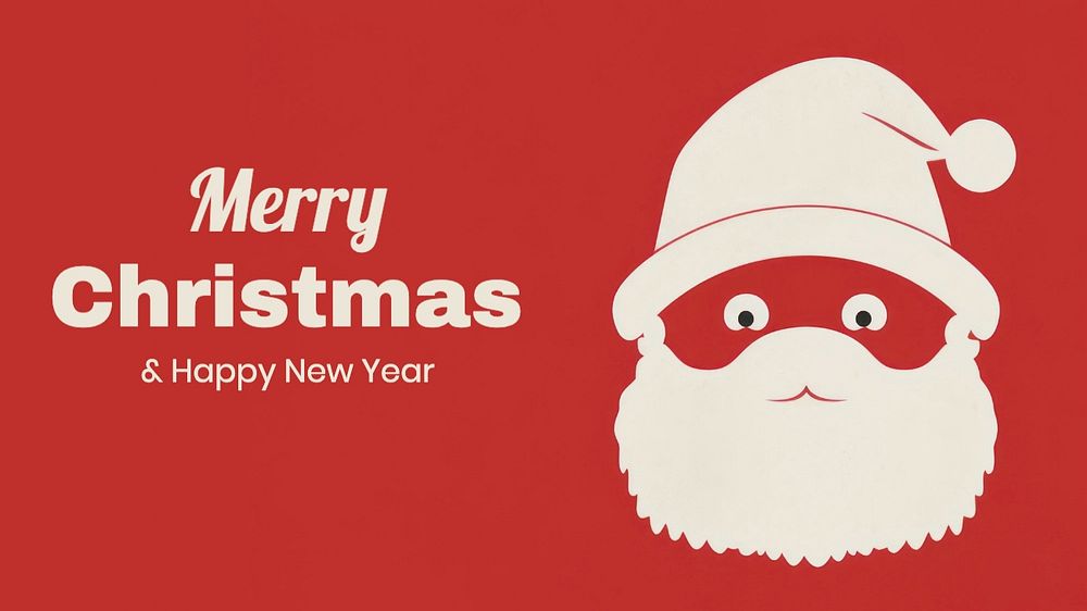 Merry Christmas blog banner template