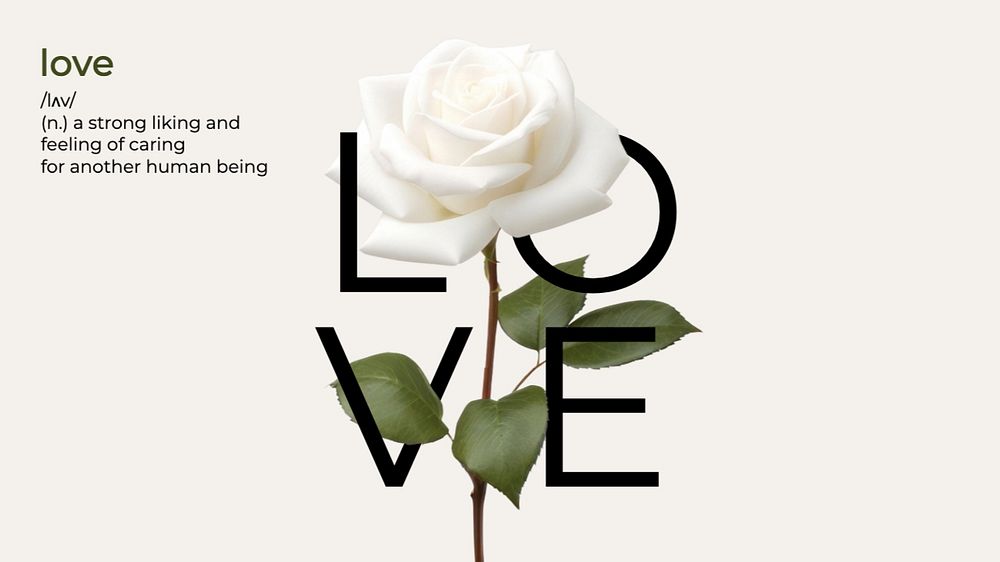 Love blog banner template