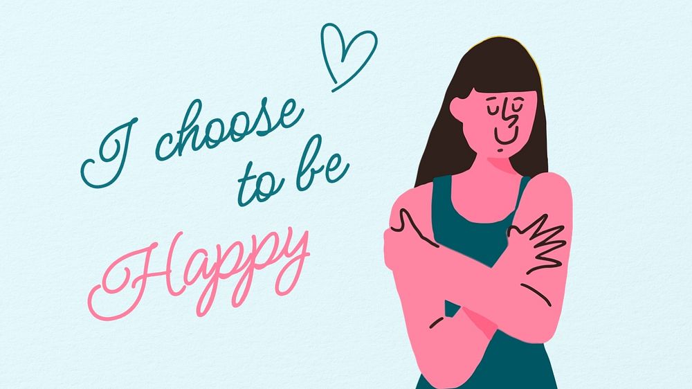 Choose happy blog banner template