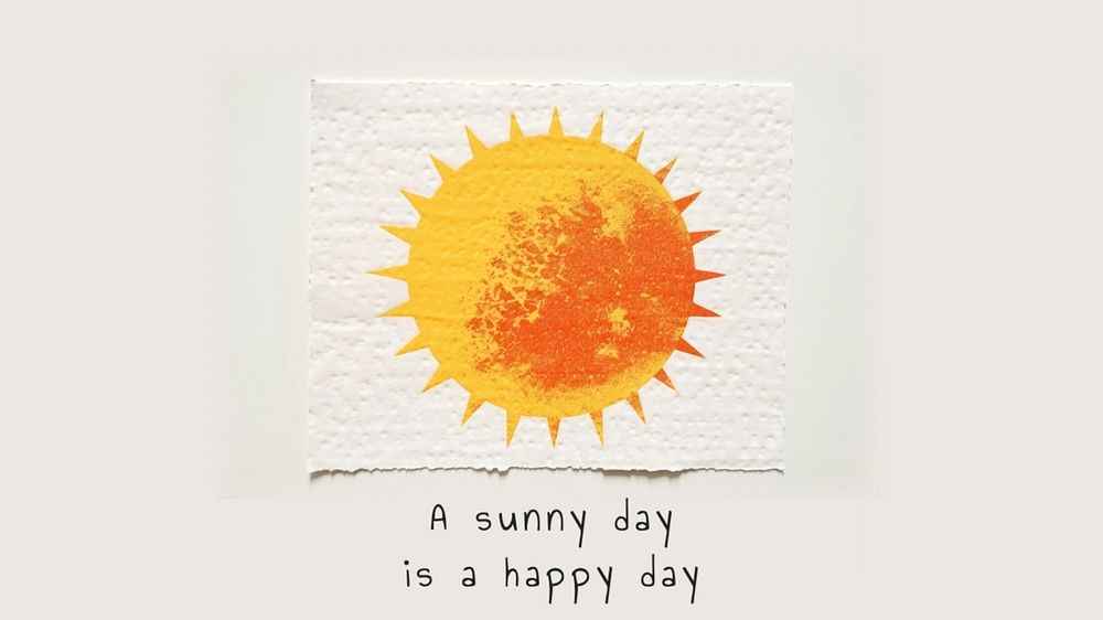 Sunny days blog banner template