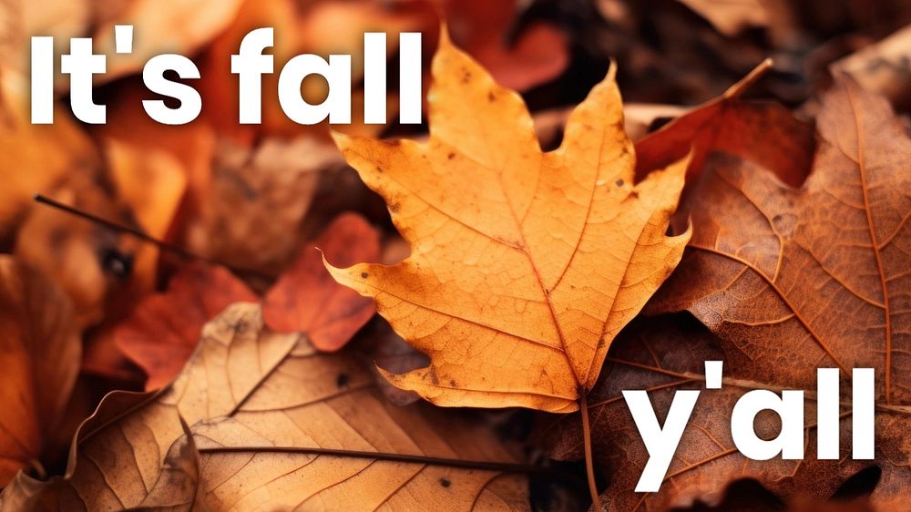 It's fall blog banner template