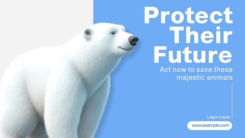 Protect their future blog banner template