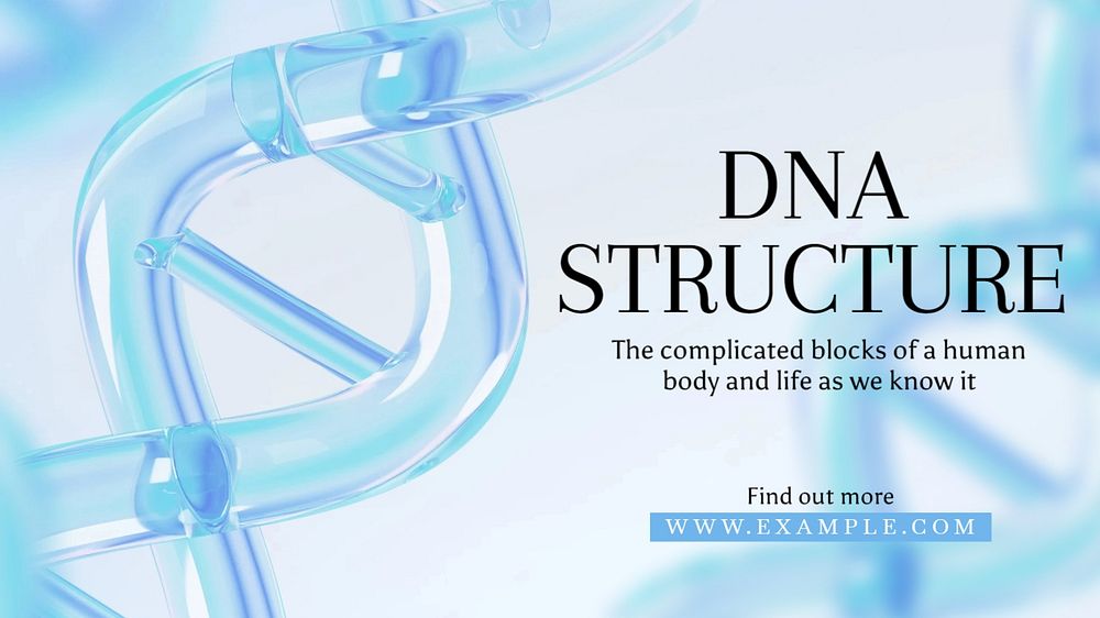 DNA Structure blog banner template