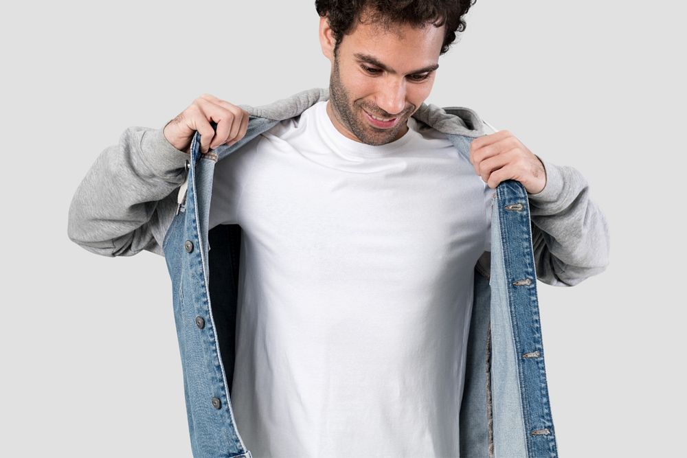 T-shirt mockup, men's fashion editable design