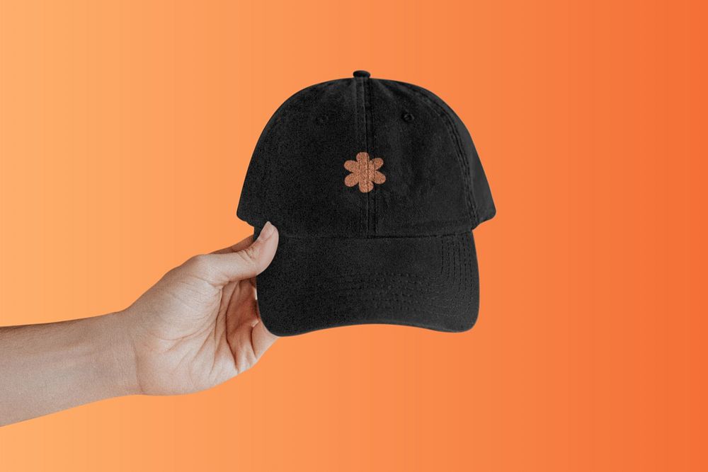 Editable cap mockup, unisex fashion design