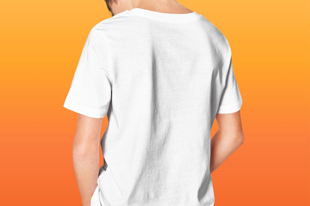 T-shirt mockup, men's fashion editable design