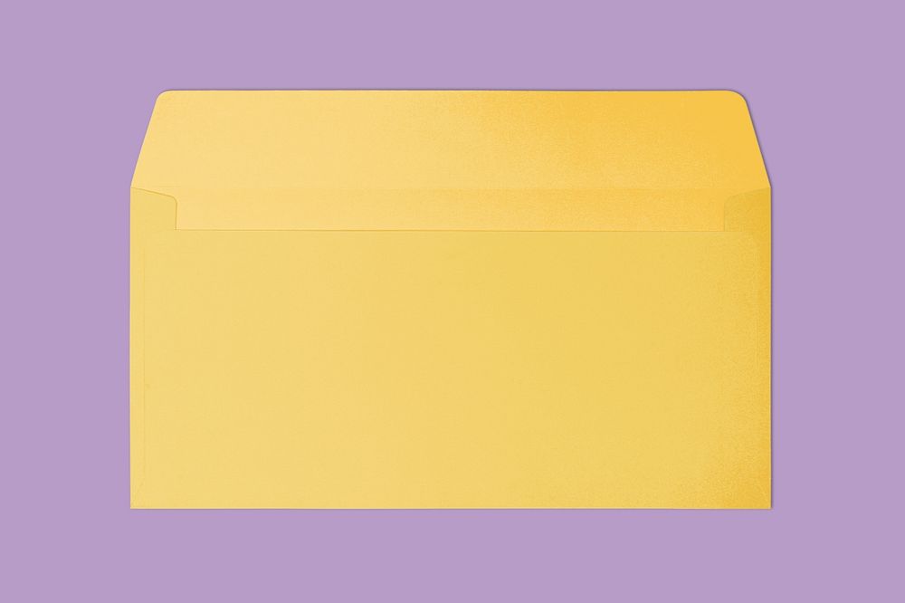 Envelope mockup, realistic stationery