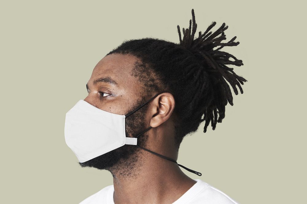 Face mask mockup, new normal design