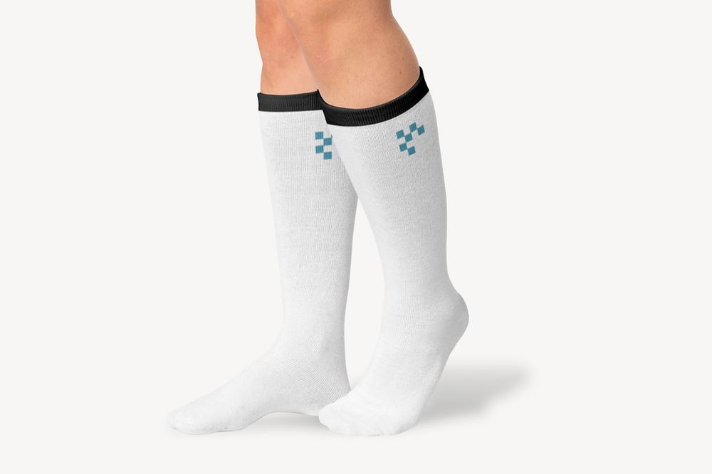 Socks mockup, editable design